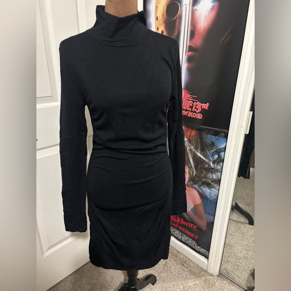 Express Black Long Sleeve sweater like Dress